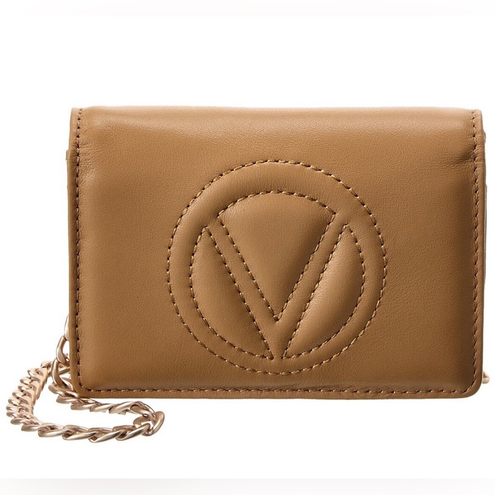 Valentino by Mario Valentino Ajah Dollaro leather with gold-tone hardware